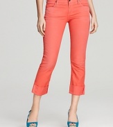 Add a punchy pop of color to your denim portfolio with these coolly cropped Citizens of Humanity skinny jeans.