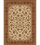 Present a lush transition from room to room with the exquisitely detailed patternwork of the Florence area rug set from Kenneth Mink. Woven of plush olefin for lasting softness and durability. Includes four rugs.