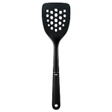 Flip grilled cheese, pancakes, eggs and more with this soft-grip nylon turner from OXO, a major kitchen utensil you can't go without.