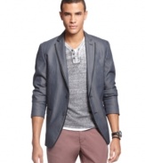 Give your old blazer the silent treatment. This one from Bar III brings some loud style that suits your modern hip look.