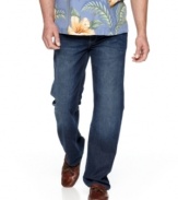 These Tommy Bahama big and tall jeans are the key ingredient to your casual weekend wardrobe.