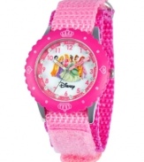 Help your kids stay on time with this fun Time Teacher watch from Disney. Featuring your favorite Disney princesses, the hour and minute hands are clearly labeled for easy reading.