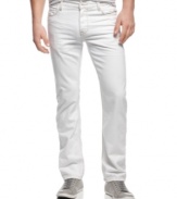 White out. These jeans from INC International Concepts shed light on your darker denim look.