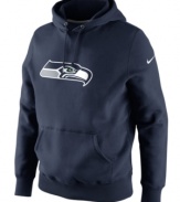 Shout out to your favorite NFL football team with this comfortable Seattle Seahawks hoodie from Nike.