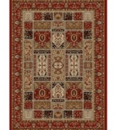 A patchwork of exquisite floral detailing, this Roma area rug set from Kenneth Mink presents this rich, regal look to every room in the house. Woven of plush olefin for lasting softness and durability. Includes three rugs.