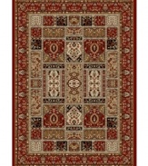 A patchwork of exquisite floral detailing, this Roma area rug set from Kenneth Mink presents this rich, regal look to every room in the house. Woven of plush olefin for lasting softness and durability. Includes three rugs.