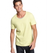 Doubling down isn't a gamble with these faux two-layer t-shirt from Calvin Klein. (Clearance)