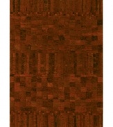 Hot tones of red poppy, orange spice, red earth and miso scatter across this Taylor Crushed Velvet area rug from Couristan, creating the ultimate floor accent for making that bold statement. Wilton-woven for unparalleled depth, texture and quality.