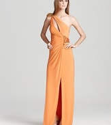 LM by Mignon Gown - One Shoulder with Embellished Side