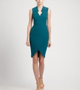 Unbelievably feminine, a sleek sheath dress with intriguing seams and a gorgeous tulip hem.Intriguing necklineSleevelessPrincess seamsTulip hemConcealed back zipperAbout 24 from natural waistPolyester/spandexDry cleanImportedSIZE & FIT Model shown is 5'9 (175cm) wearing a US size 4. 