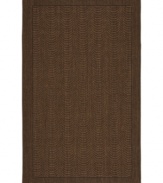 A central scalloped motif creates an intriguing design in the softest hues, offering a new and dramatic area rug from Lauren Ralph Lauren. Machine-made in India of the finest sisal fibers.