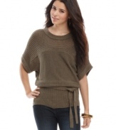 Sweater Project's lightweight top is for the natural beauty who likes to keep things casual. The relaxed, easy fit is always in style.