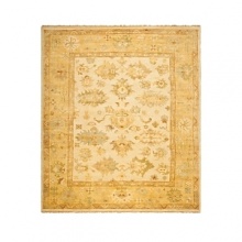 Boasting an organic pattern inspired by Oushak tribal designs of the late 19th century, interpreted here in sun-bright tones, this lavish Ralph Lauren rug exudes heirloom beauty in your home.Available in three radiant colorways.