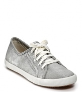 Shimmery suede takes your sneakers from pretty cool to paparazzi-perfect. By Keds Champion.