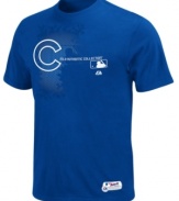 Holy cow! Channel your inner Harry Caray and root on your favorite Chicago team in this Cubs MLB t-shirt from Majestic.