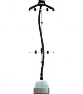 Tired of wrinkles? Bring new life to clothing, drapes, upholstery and more with 90 minutes of continuous steam that is ready to take charge of creases and kinks around the house in just 45 seconds! With 1500 watts of power, this steamer does it all with a 360º rotating hanger, 5 cool-touch hose, telescopic pole for easy reaching, clips for steaming pants and so much more! 1-year warranty. Model GS28.