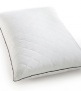 Fall into fabulous feathers with this pillow from Charter Club, featuring plush feather fill and a pure 300-thread count cotton cover with a quilted diamond pattern for supreme comfort.