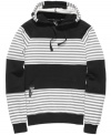 Get your lines just right with this casual-cool hoodie from LRG.
