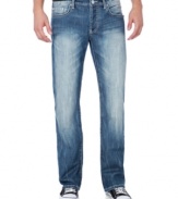 Everyone will take notice of how great you look when you strut in wearing these comfortable big and tall jeans from Buffalo David Bitton.