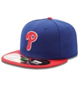 To the ballgame and beyond, sport this New Era baseball cap anywhere. A fitted 59FIFTY Philadelphia Phillies hat is the perfect way to show team spirit.