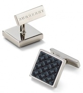 Finish off your look with the stately polish these modern cufflinks unequivocally express.
