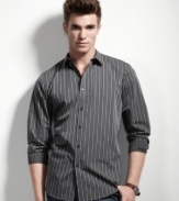 This striped shirt from INC International Concepts is the best way to follow the lines.