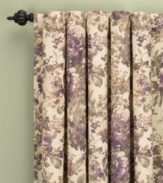 With a lush floral print, Sure Fit's Chloe panel dresses up your windows with easy elegance. Blossoms with a hint of plum add just the right amount of color to any room. Hang with hidden tabs or as a rod-pocket.