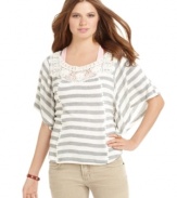 Casual meets comfy with this striped top from Jolt. It's time to stock up on weekend-wear that never goes out of style.