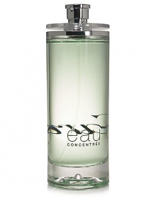 Eau de Cartier Concentree matches the spirit of Eau de Cartier while revealing its natural freshness and vibrant intensity. This powerful interpretation features coriander, lavender and violet leaves blended with nutmeg and spicy notes and blond amber, blue cedar wood, patchouli and musk base notes. 6.75 oz. Made in France. 