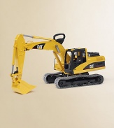 This highly detailed excavator has a handle that allows you to control the scoop, which lifts up and down and digs deeper for extra added play value. The boom can lock in an upward position for further transport of a load. The cabin swivels 360 degrees and has realistic linked tracks with rubber block fittings for play on polished floors.Plastic7.9 X 11.4 X 22.8Recommended for ages 3 and upMade in Germany