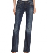 In a dark wash, these Silver Aiko bootcut jeans are perfect for classic everyday style!