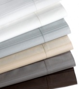 True luxury lies in the details! The 600-thread count Egyptian cotton sheet features a subtle striping that brings an elegant accent to your bedding without overpowering your space. Irresistibly soft and incredibly luscious with a two-ply construction that wraps you up in ultimate comfort. (Clearance)