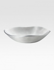 It's metal artistry with a New York edge- hand cast aluminum alloy organically molded under fire for a unique, tactile treasure that perfectly suits the table or home.Aluminum alloyHandmadeHand washImported It's metal artistry with a New York edge- hand cast aluminum alloy organically molded under fire for a unique, tactile treasure that perfectly suits the table or home.Aluminum alloyHandmadeHand washImported