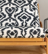 A fashion-forward Ikat print creates the perfect update for your futon! Crafted by Sure Fit, this futon slipcover features a hidden back zipper for a sleek appearance that also makes it effortless to clean.