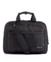 There's a place for everything in an expandable briefcase that takes into account your ever-changing itinerary, offering pockets designed for your business essentials, a removable laptop sleeve that slips in and out with ease and a two-file divider to keep paperwork in order no matter where you go. Limited lifetime warranty.