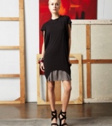 Perfect for a night downtown, this slouchy doo.ri for Impulse dress is oh-so effortlessly chic -- pair it with statement extras!