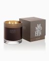 Create a mood of calm. This spicy fusion of Madagascan black pepper, galbanum, petitgrain, vetyver and Egyptian basil combine to make this luxury scented candle ideal for your home. Burn time to 50-60 hours. 