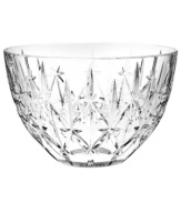 A bright spot in any setting, the Sparkle bowl shines in luminous star-cut crystal from Marquis by Waterford.