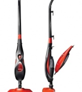 Things are steaming up-tackle very tricky corner of your home with this chemical-free multi-functional steam mop, which multiple attachments for countertops, tubs, tile, ovens and all the cracks and crevices that were once so hard to reach. A swivel head and stable design maneuver from room to room, killing up to 99.9% of bacteria and germs on hard and carpeted floors. Model SI-70.