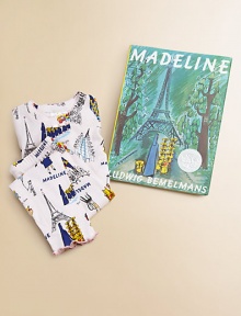 Make bedtime more enjoyable with this hardcover Madeline book set, equipped with coordinating cotton pajamas that will warm her heart. Written by Ludwig BemelmansHardcover52 pagesCottonMachine washMade in USA