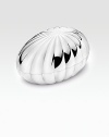 This elegant fluted oval box takes its name from the little boxes made to hold fine chocolates but it has many other uses - for jewelry, keys, tiny keepsakes or as a gleaming decorative accent.Stainless steel 3¾H X 4½W X 6¼L Dishwasher safe Imported