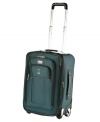 Outliving even the biggest speed bumps with stain- and abrasion-resistant fabric, a rubber skid for unexpected curb collisions and front storage pockets for last-minute additions, this carry-on gets down to business with a full organizer, including file storage and computer sleeve. Lifetime warranty. Qualifies for Rebate