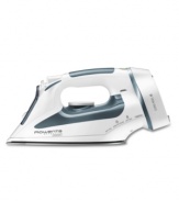 Get im(pressed)! With you in mind, this powerful iron combines a thumb rest, comfort handle and retractable cord for an unbelievable ease that makes pressing and steaming a pleasure. Choose from multiple steam settings and experience the incredibly smooth glide of the stainless steel soleplate, which conquers tricky corners, creases and other snags that won't hold you up anymore!  1-year limited warranty. Model DW2090. Qualifies for Rebate
