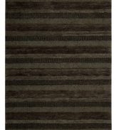 Simply calm, cool and collected, the Sequoia area rug from Calvin Klein delivers a sophisticated yet casual stripe design for your living space. Hand-tufted of expertly spun New Zealand wool, this area rug offers incredible texture in every inch along with supple softness in its generous pile height.