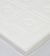 Experience the luxury of breathable, European-style ventilated memory foam. This Sensorpedic mattress topper relieves pressure points, reduced motion transfer as well as soothes tired joints while cradling your body in personalized comfort. Unlike other styles, this topper is less dependent on temperature to achieve its ideal functionality. Also features a quilted stain-resistant top layer and non-skid backing.