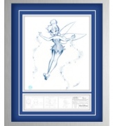 Complete with animator's notes and guides, The Magic of Tink lithograph is a special piece for fans of Disney's Tinker Bell. Trails of pixie dust are studded with twinkling Swarosvki crystals for a touch of Never Land-style magic.
