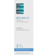 GO SMiLE's exclusive Ampoule Technology Delivery System lets you polish your teeth and keep them white with deliciously refreshing Touch Up ampoules. Get a just-brushed feeling - anytime, anywhere. Flip, Pop, Touch Up! 30 ampoules, 0.02 fl. oz. each. 