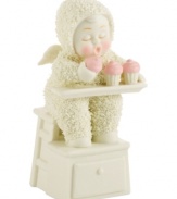 Let this Snowbabies figurine display your love for the sweeter things in life. Crafted of porcelain bisque from Department 56.