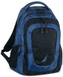Gear to get through the day. Keep all of your must-haves on hand in this stocked pack with two compartments, padded laptop section, neoprene sunglasses storage and much more. Fully padded back panel and straps bring comfort back to the backpack. Gear to get through the day. Keep all of your must-haves on hand in this stocked pack with two compartments, padded laptop section, neoprene sunglasses storage and much more. Fully padded back panel and straps bring comfort back to the backpack.