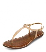 Simply chic, these patent leather sandals are beach-perfect, but so elegant, you can wear them anywhere.